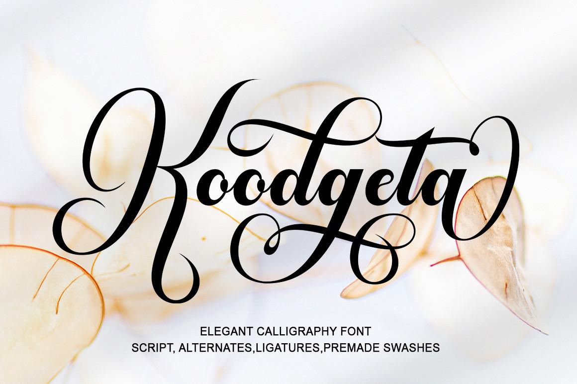 Koodgeta Font
