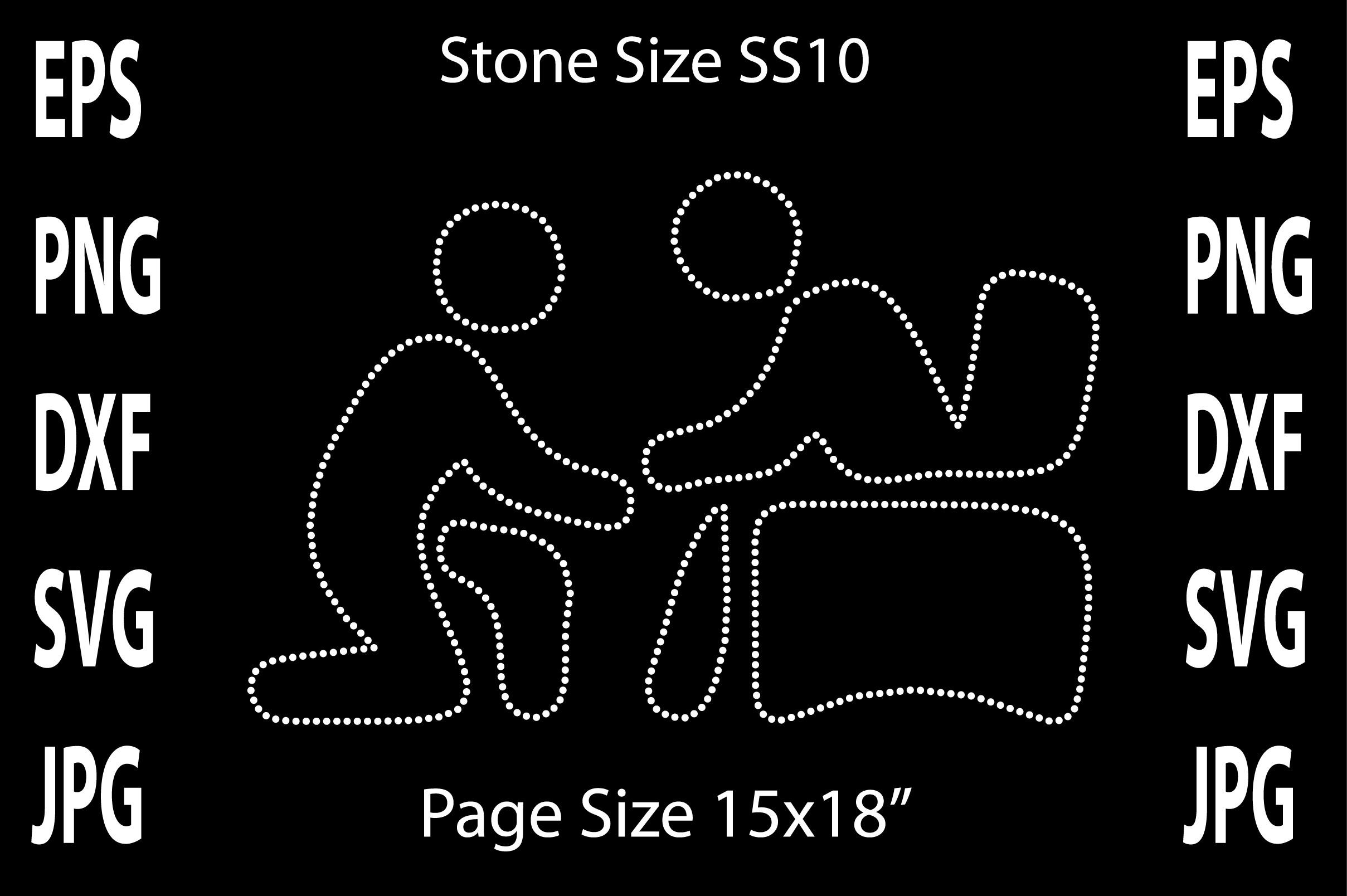 Nurse Rhinestone Template Design
