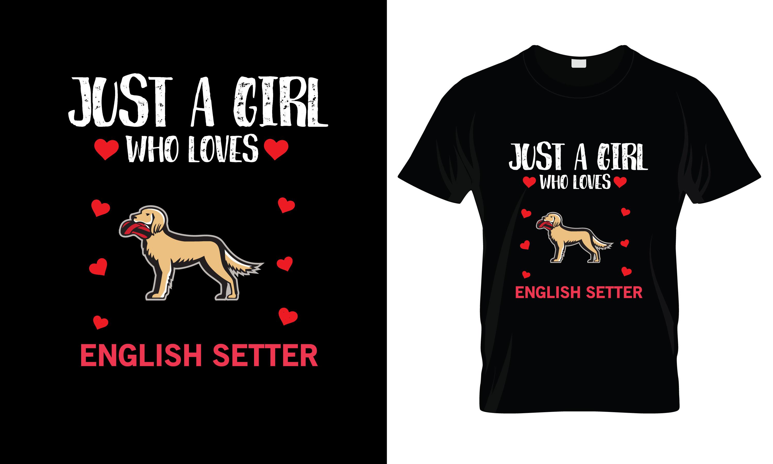 Just a Girl Who Loves English T-Shirt