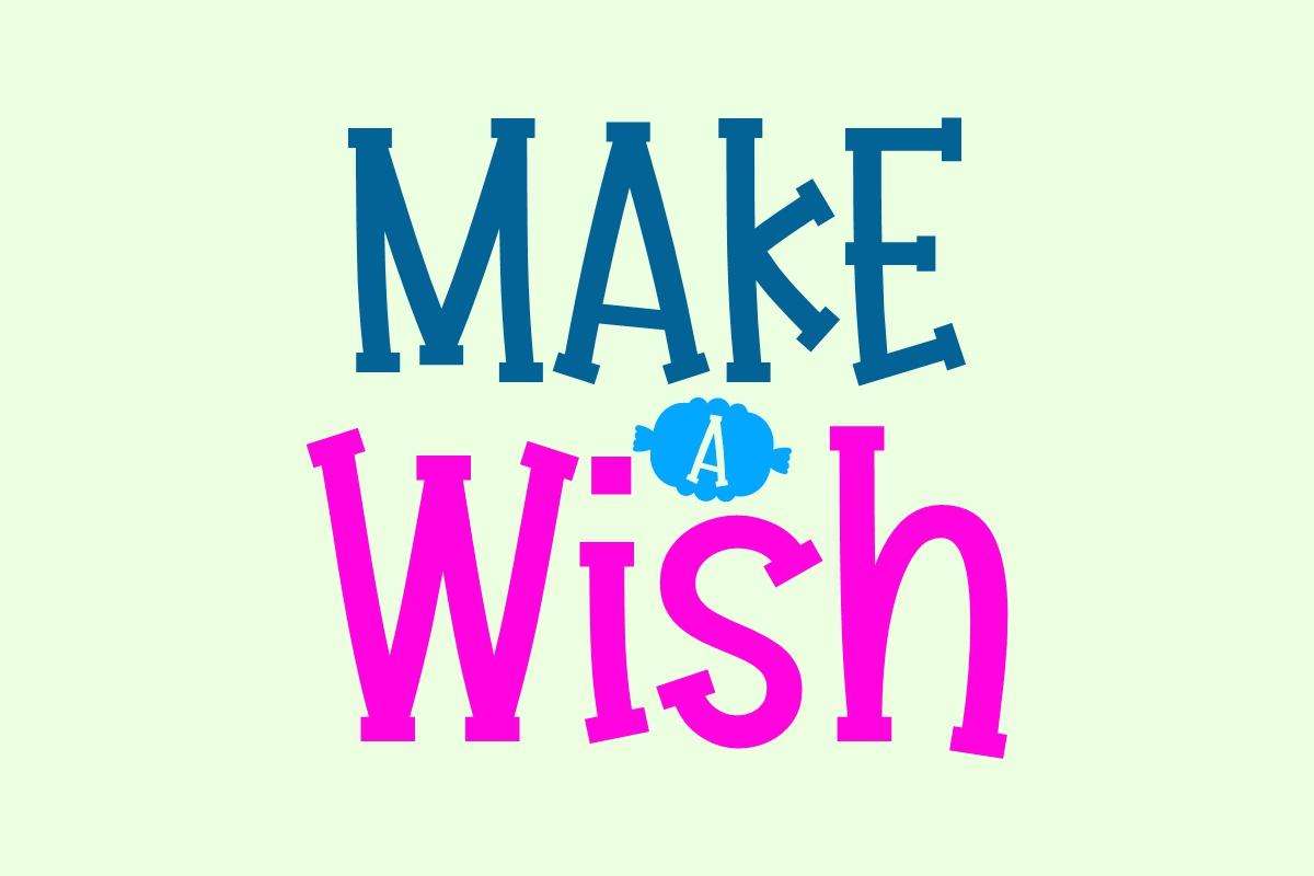 Make a Wish Font