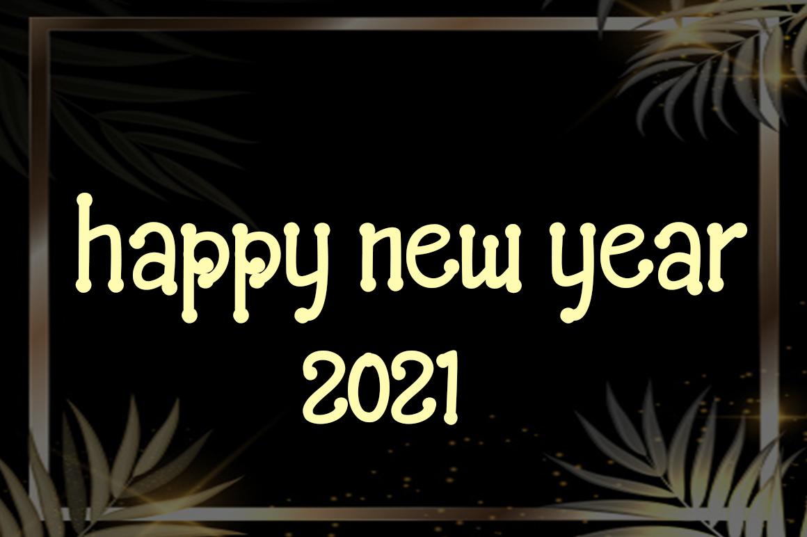 Happy New Year Font