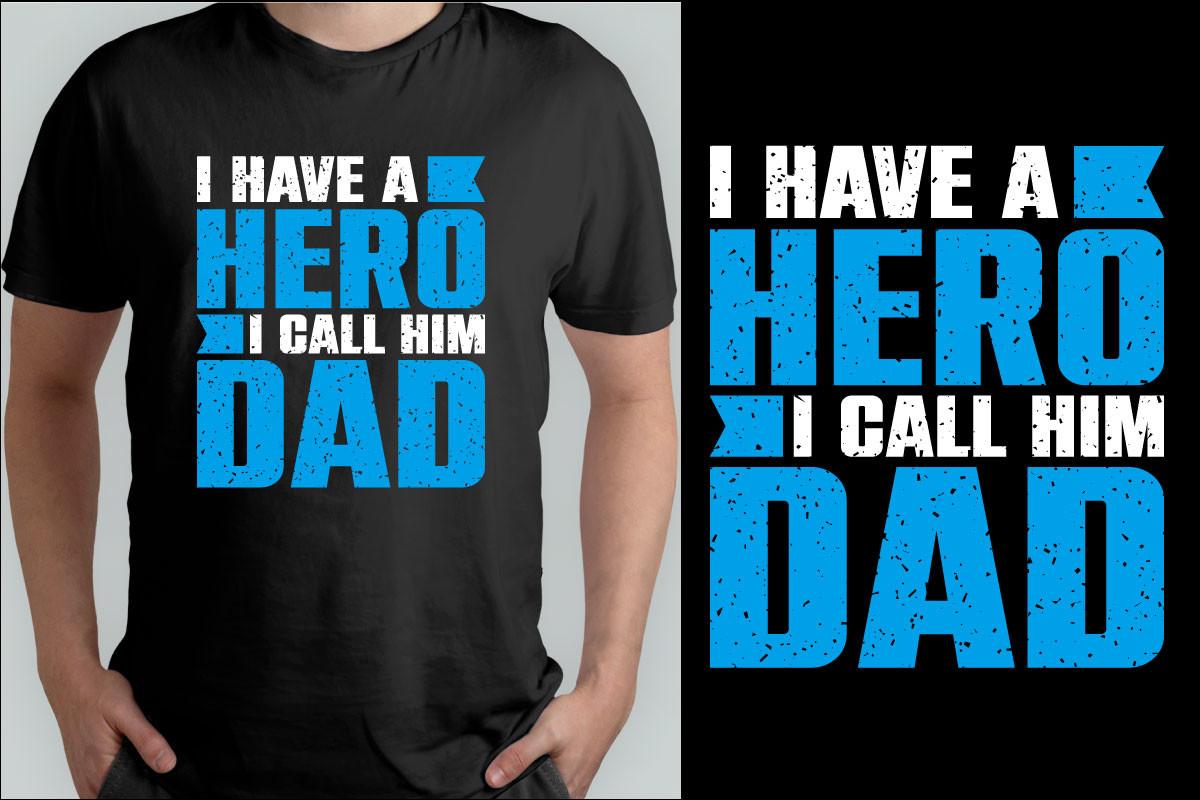 Dad Typography T-Shirt Design