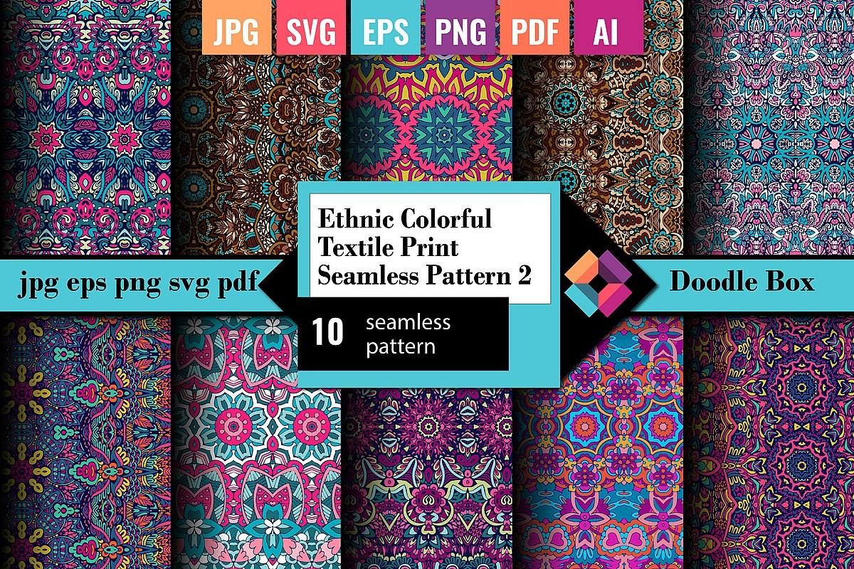 Ethnic Textile Print Seamless Pattern 2