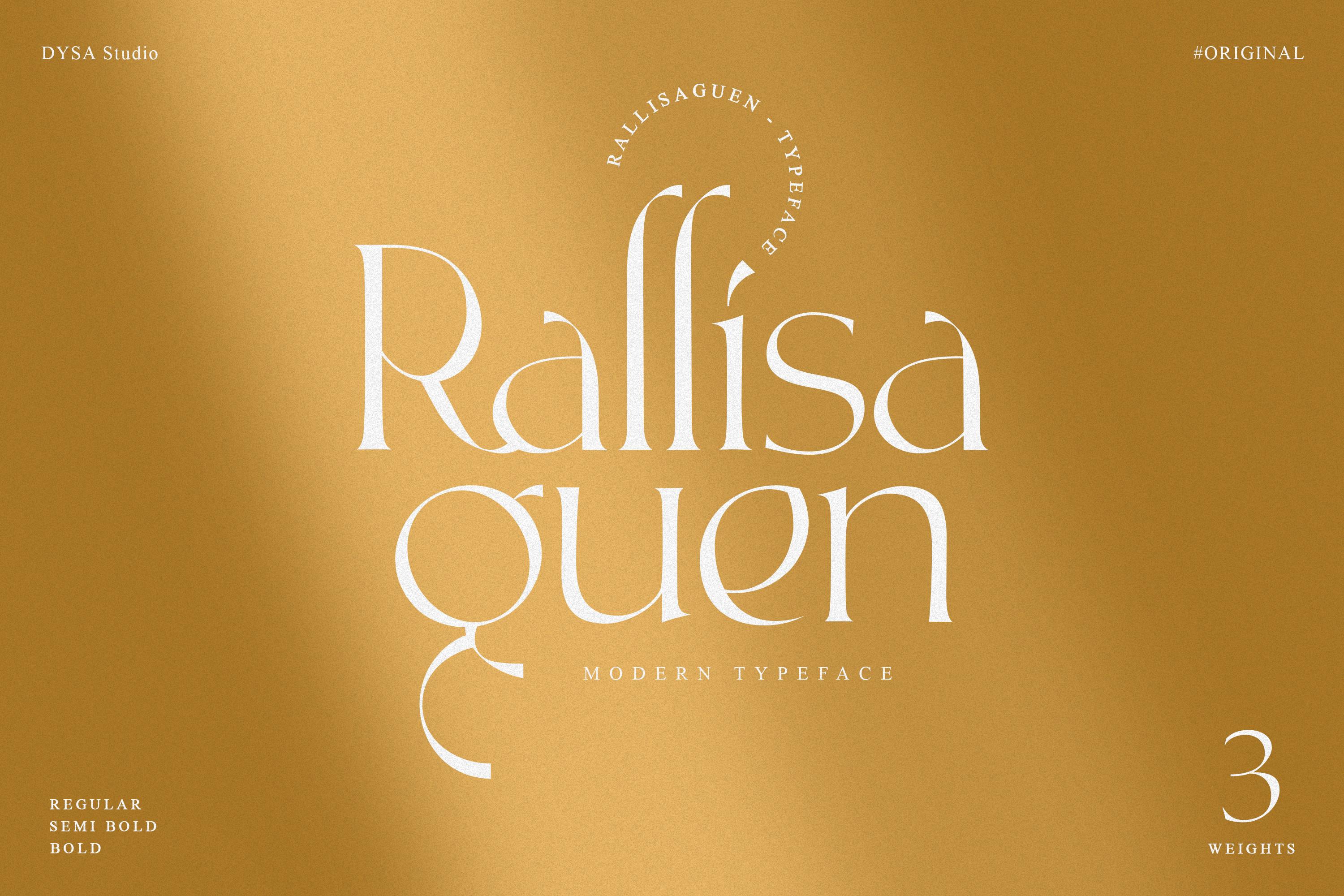Rallisaguen Font