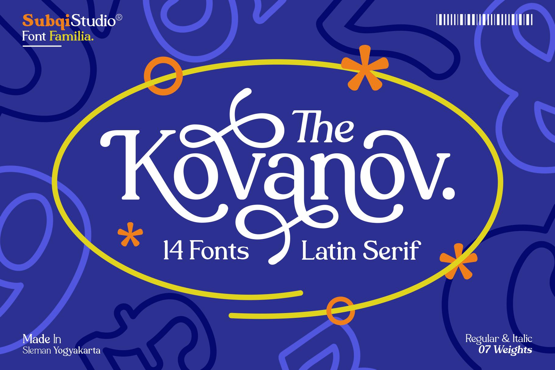 Kovanov Font