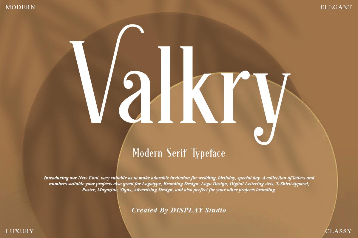 Valkry Font