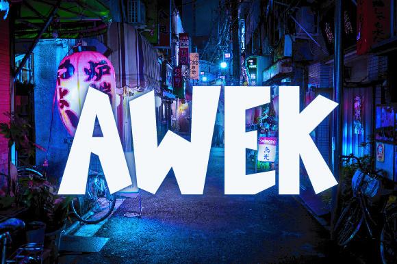 Awek Font