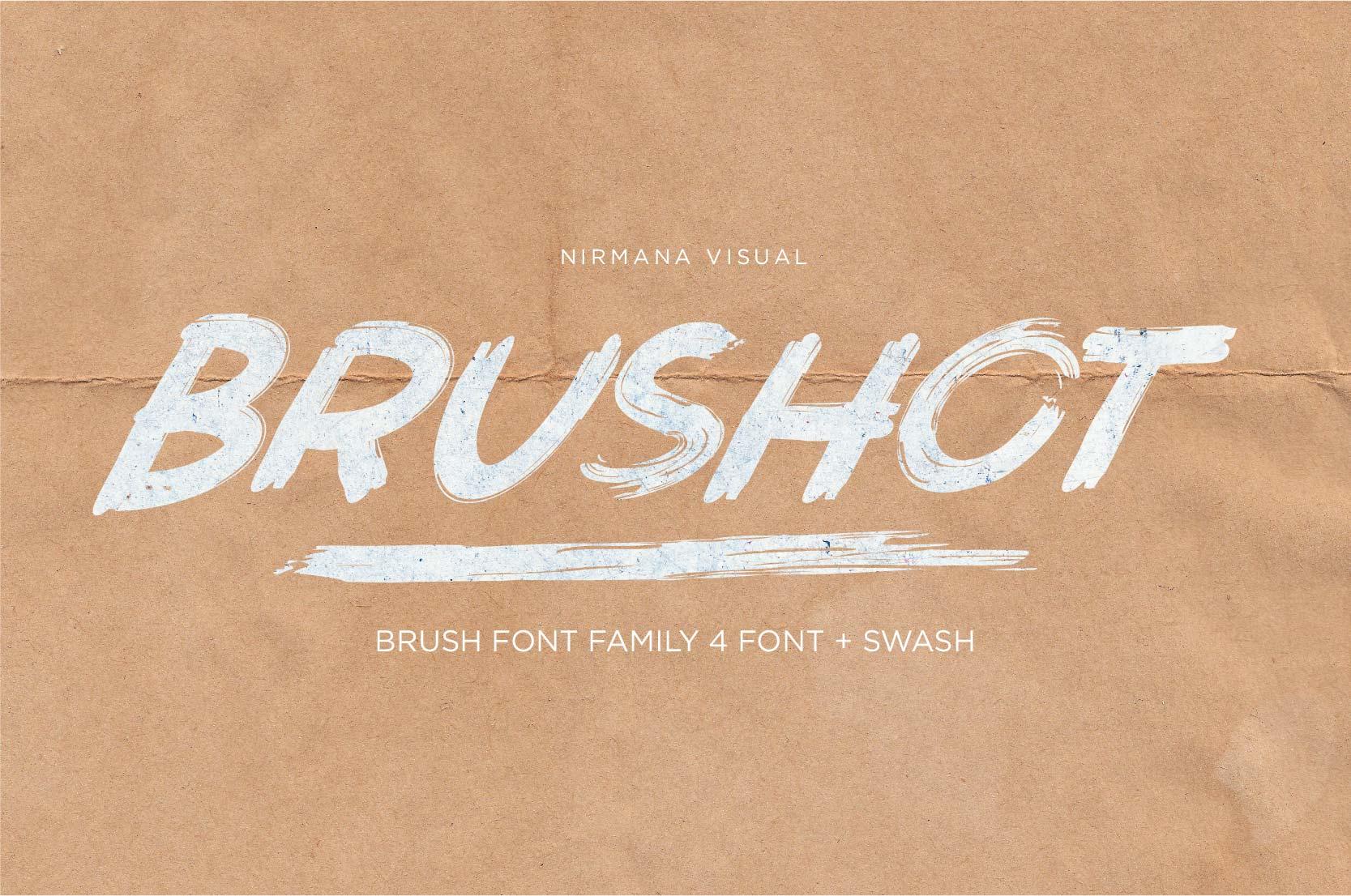 Brushot Family Font