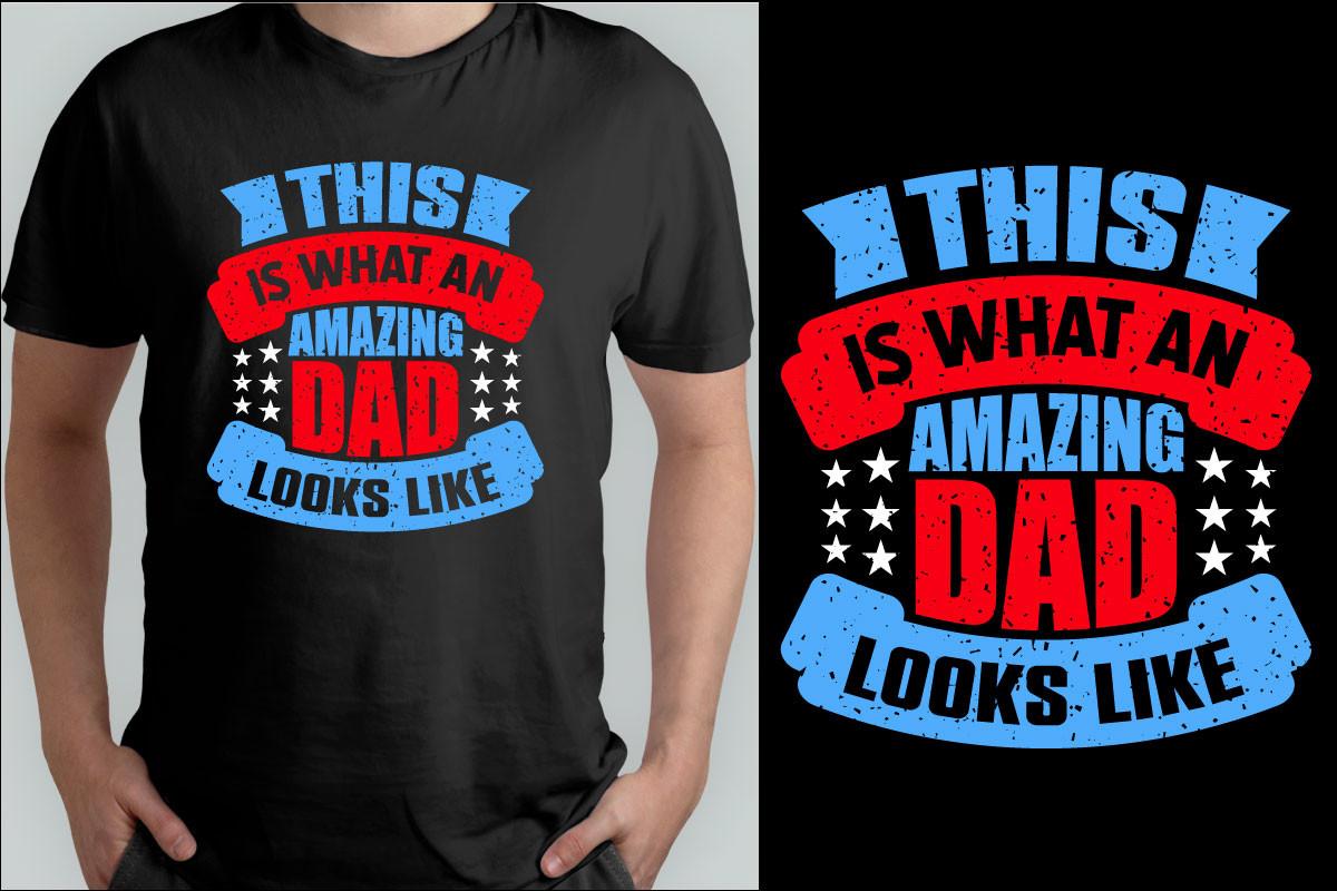 Dad Typography T-Shirt Design