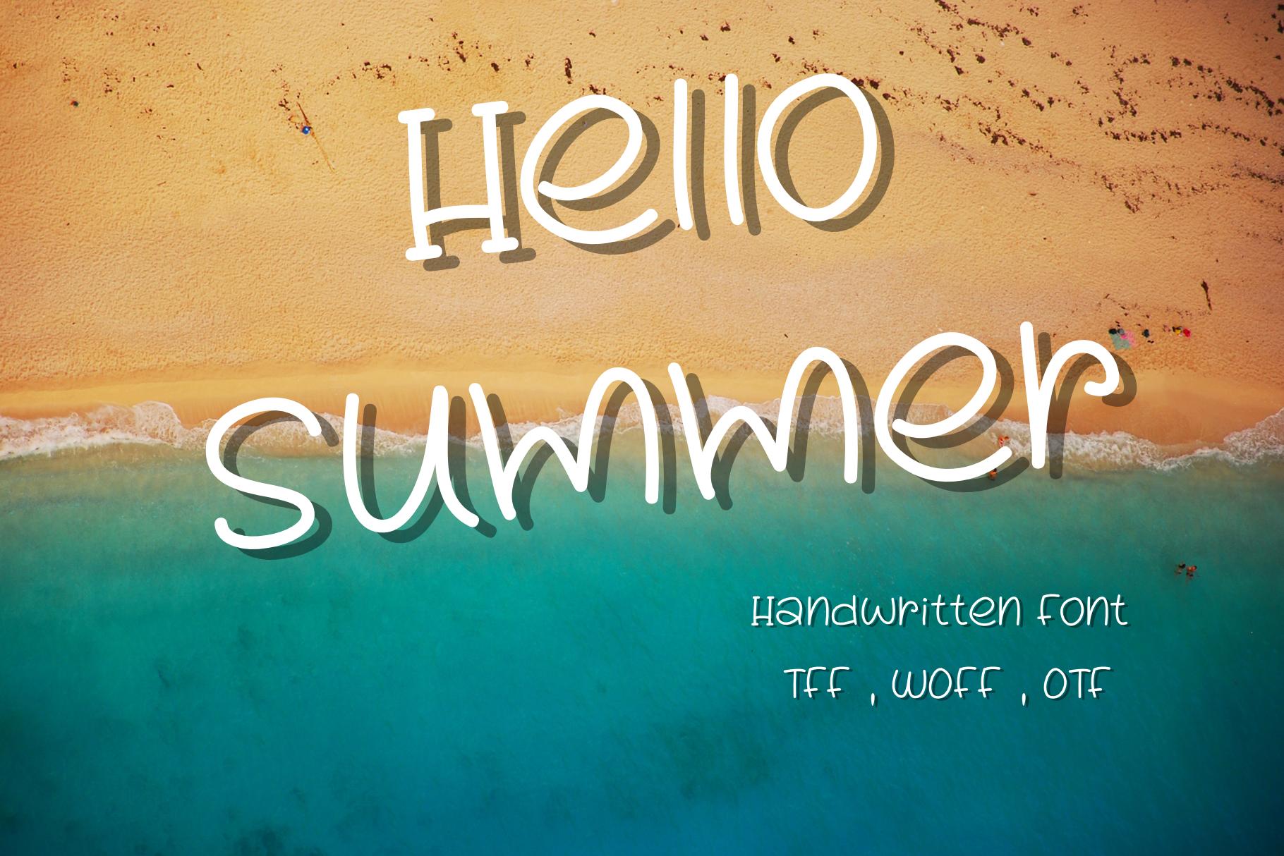 Hello Summer Font
