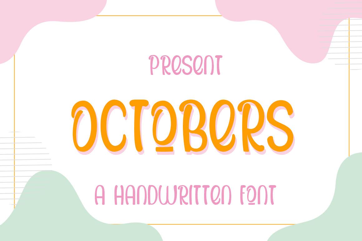 Octobers Font