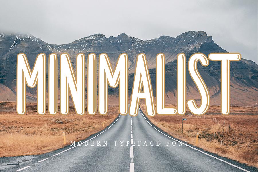 Minimalist Font