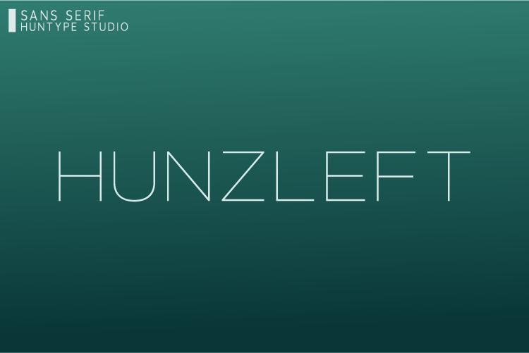 Hunzleft Font