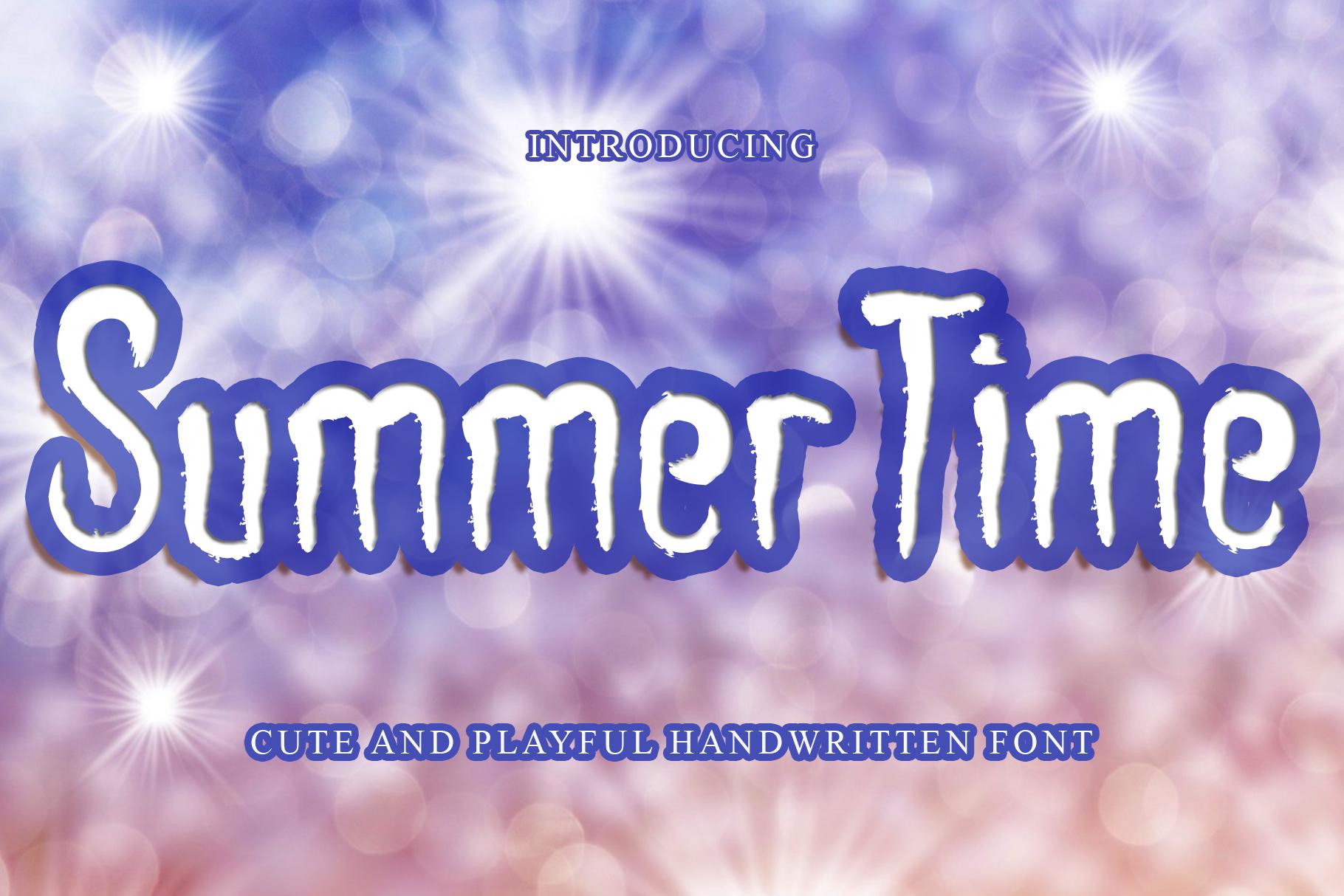 Summer Time Font