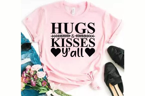 Valentine Svg Design, Hugs & Kisses