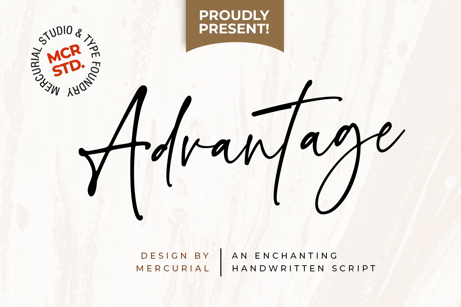 Advantage Font
