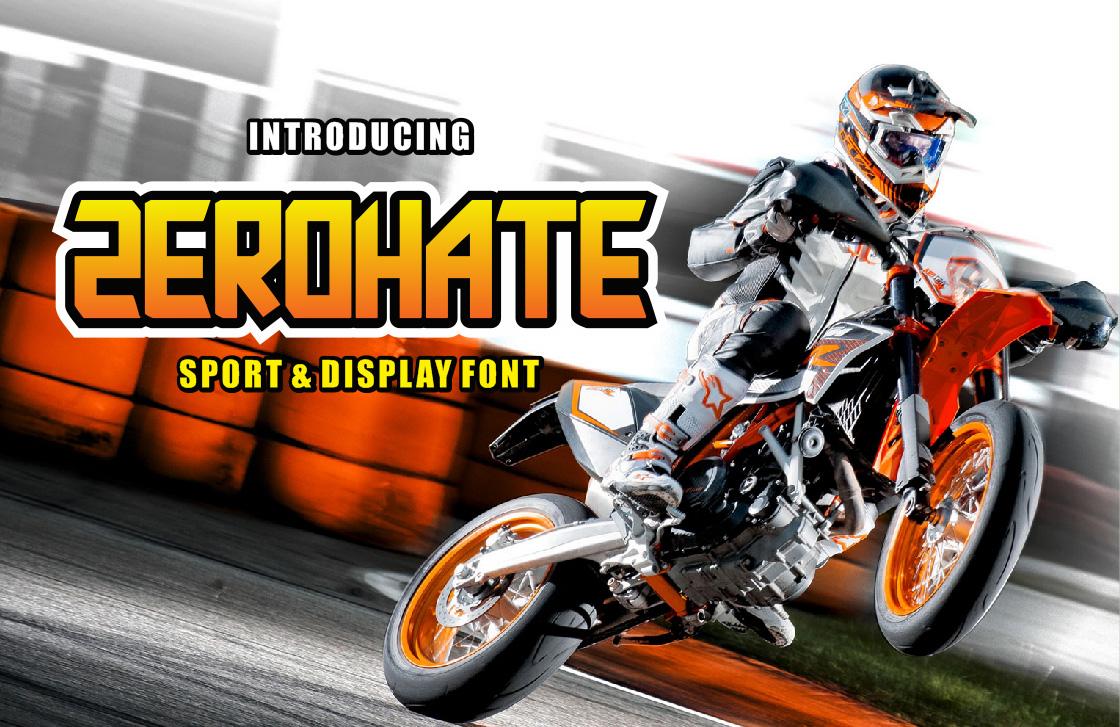 Zerohate Font