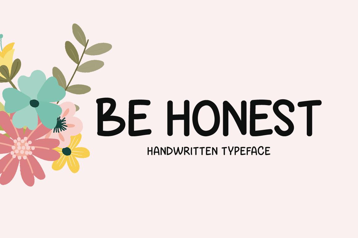Be Honest Font