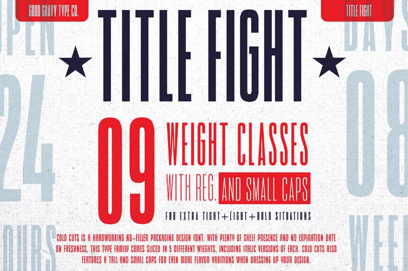 Title Fight Font