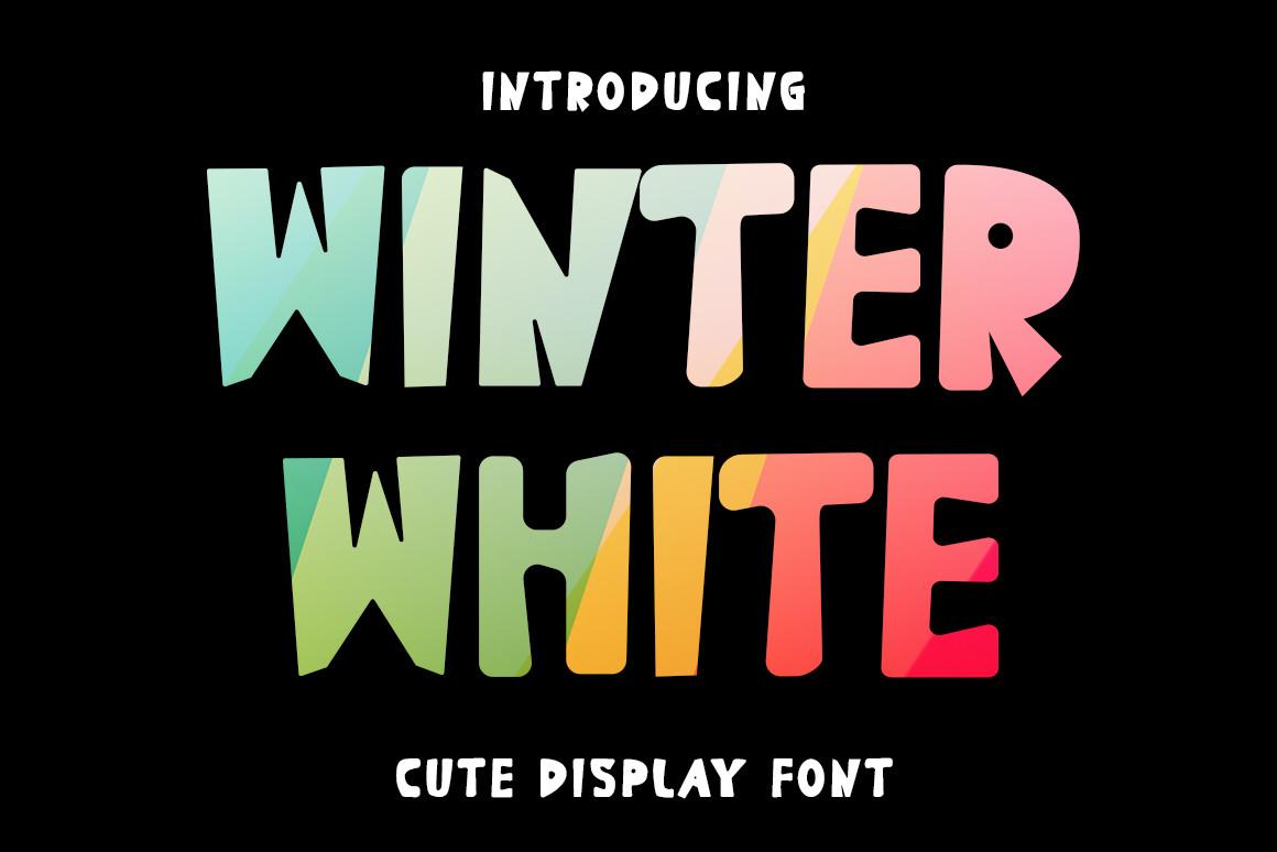 Winter White Font