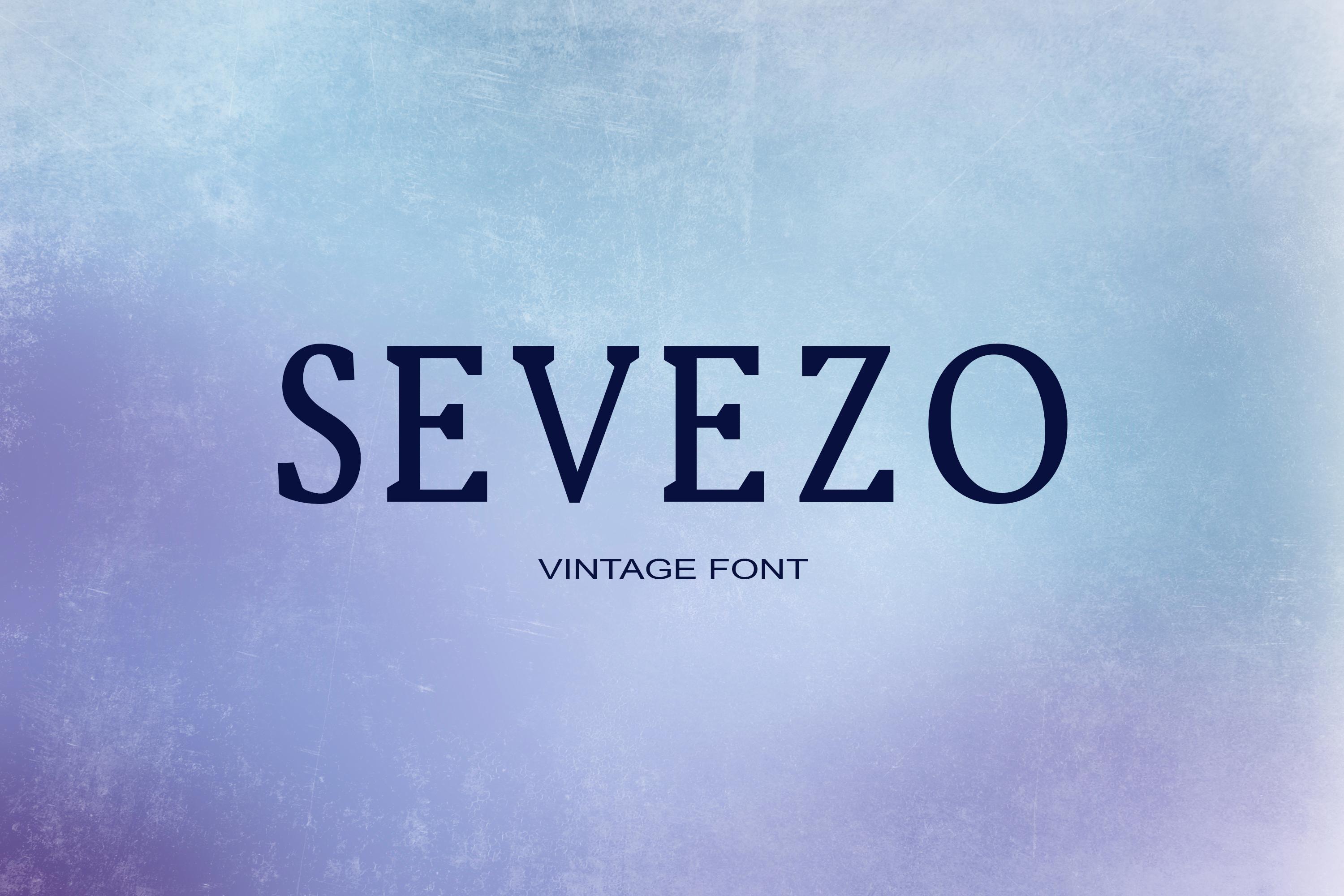 Sevezo Font