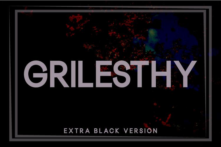Grilesthy Extra Black Font