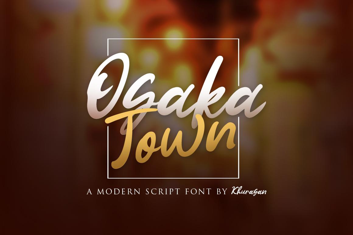 Osaka Town Font