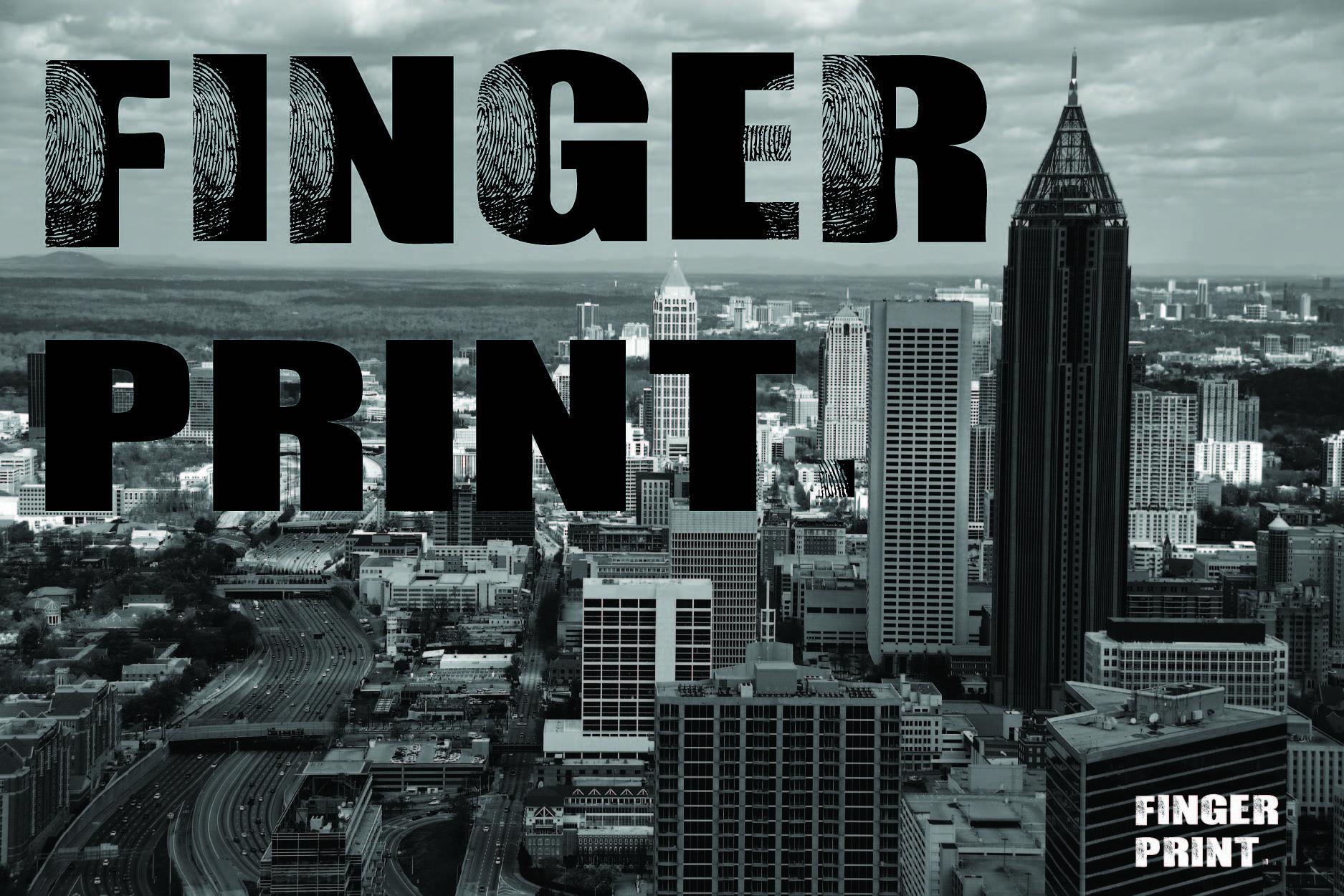 Finger Print Font