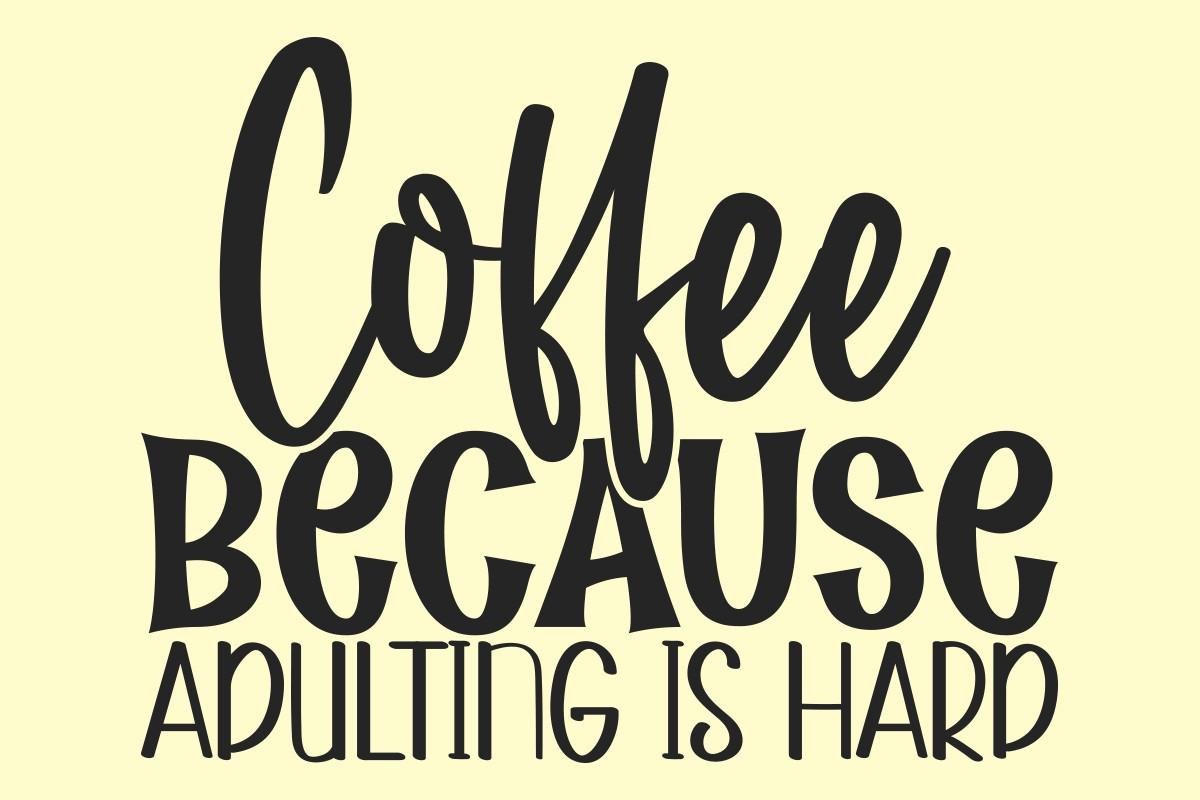 Coffee SVG T Shirt Design