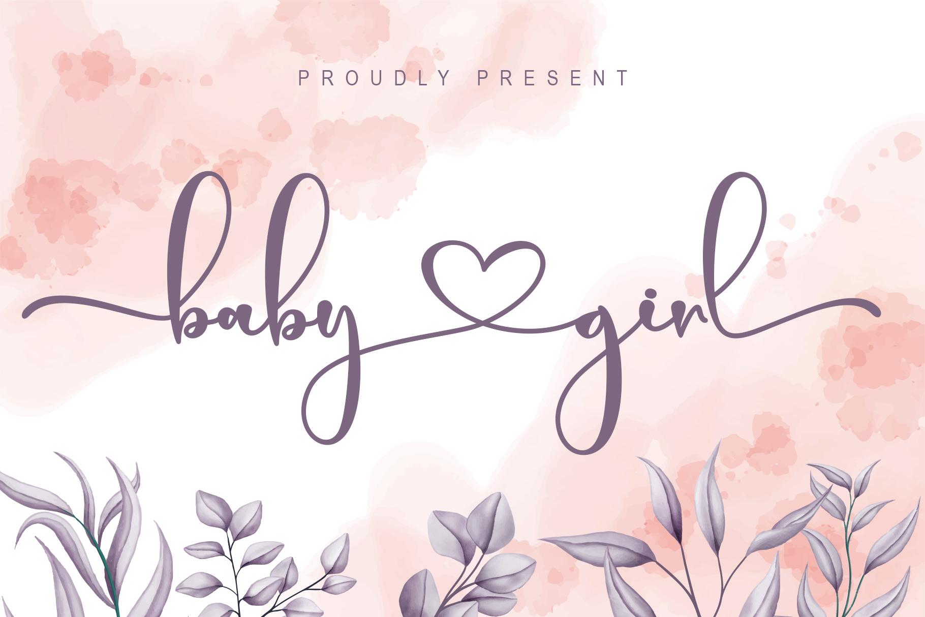 Baby Girl Font