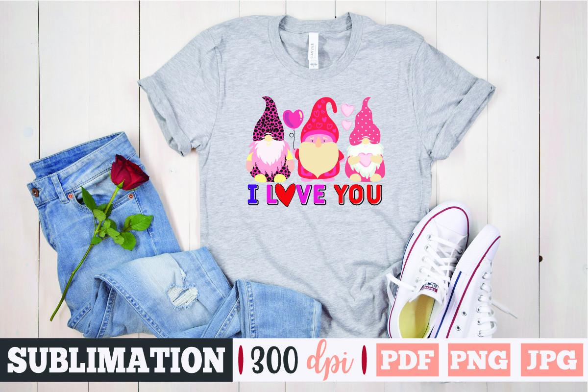Valentine Gnome Sublimation