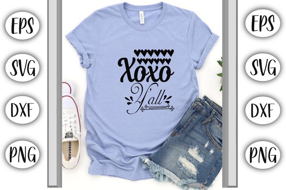 VALENTINES Svg Design , Xoxo Y’all