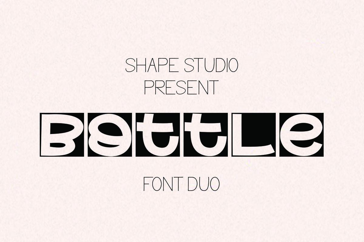 Bottle Duo Font