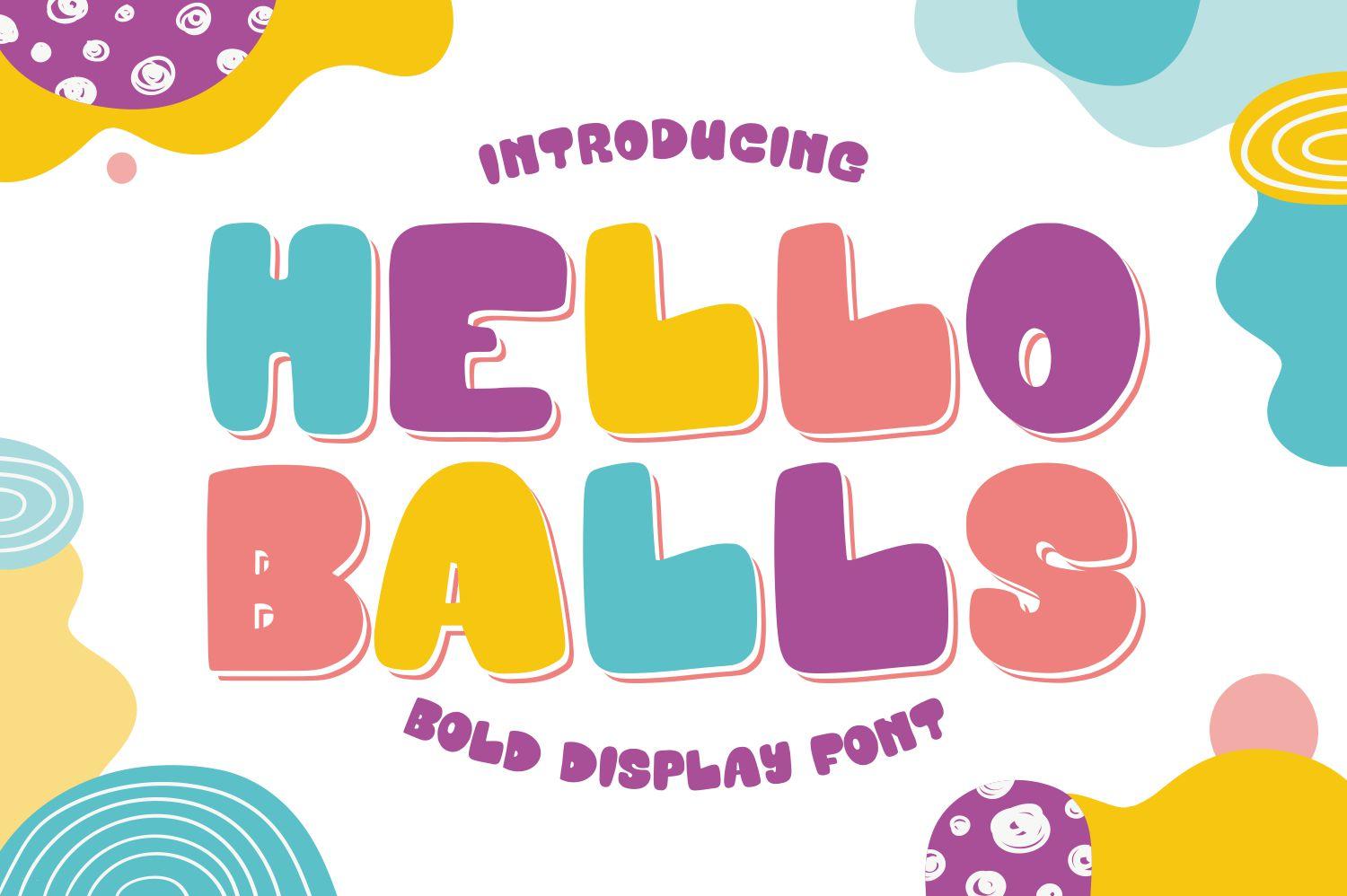 Hello Balls Font