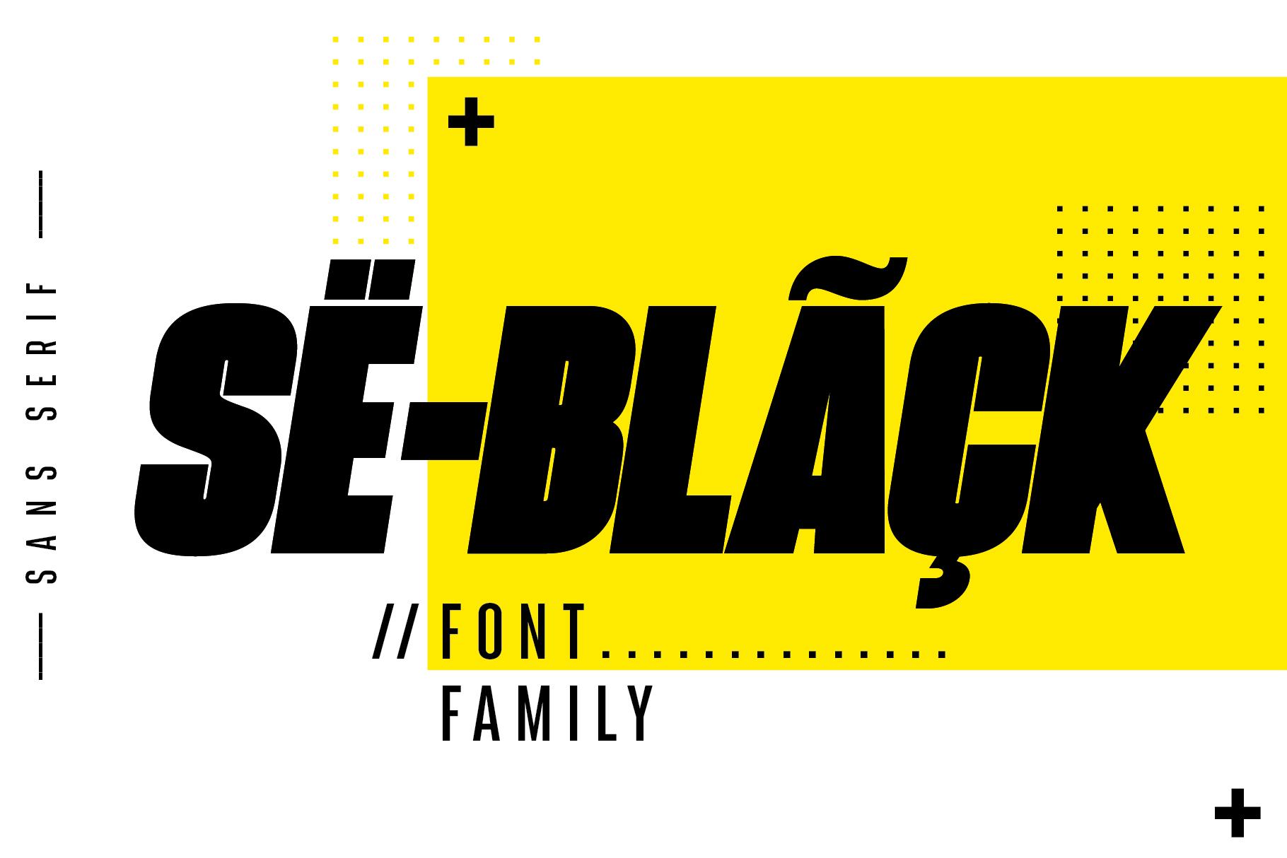 SeBlack Font