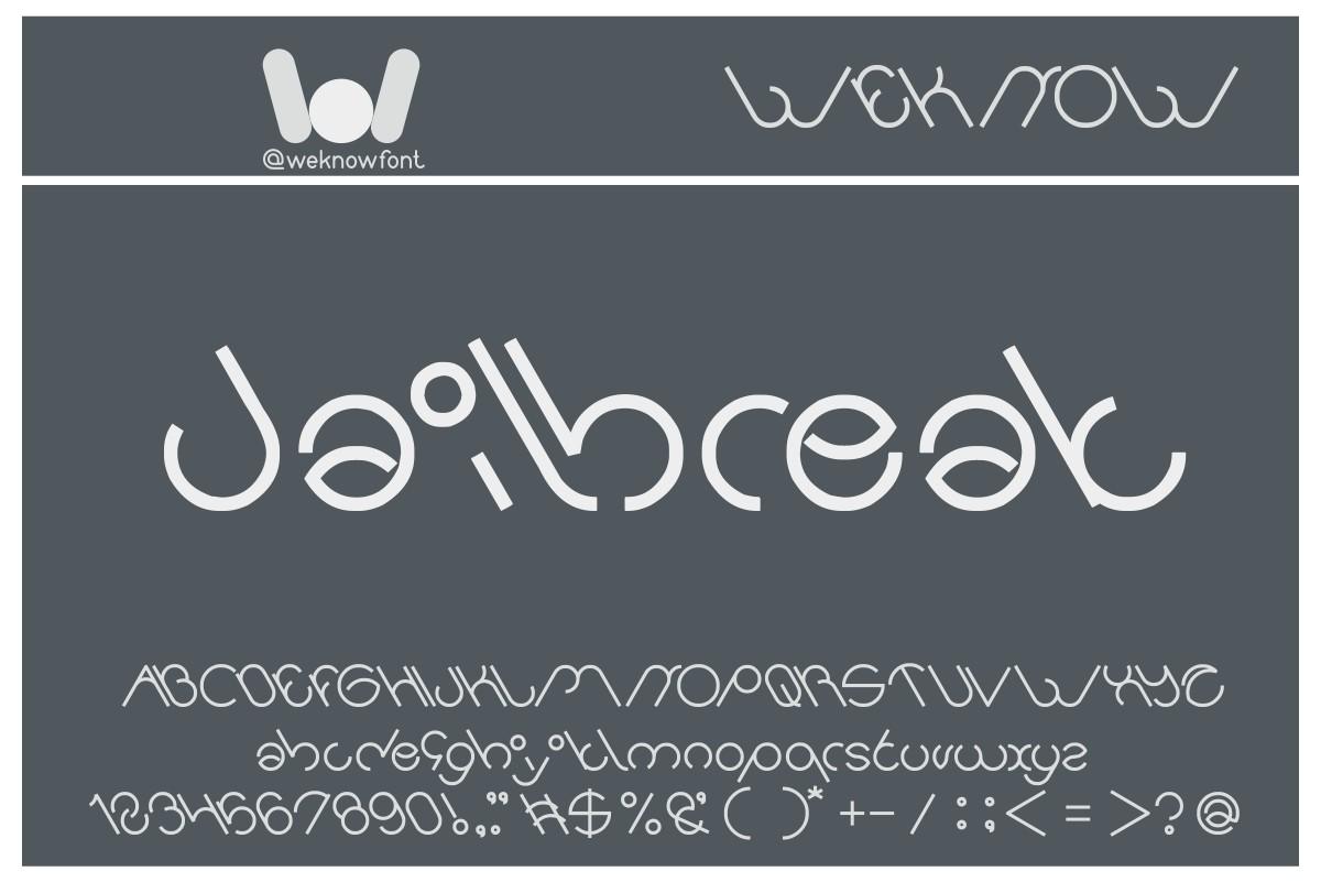 Jailbreak Font