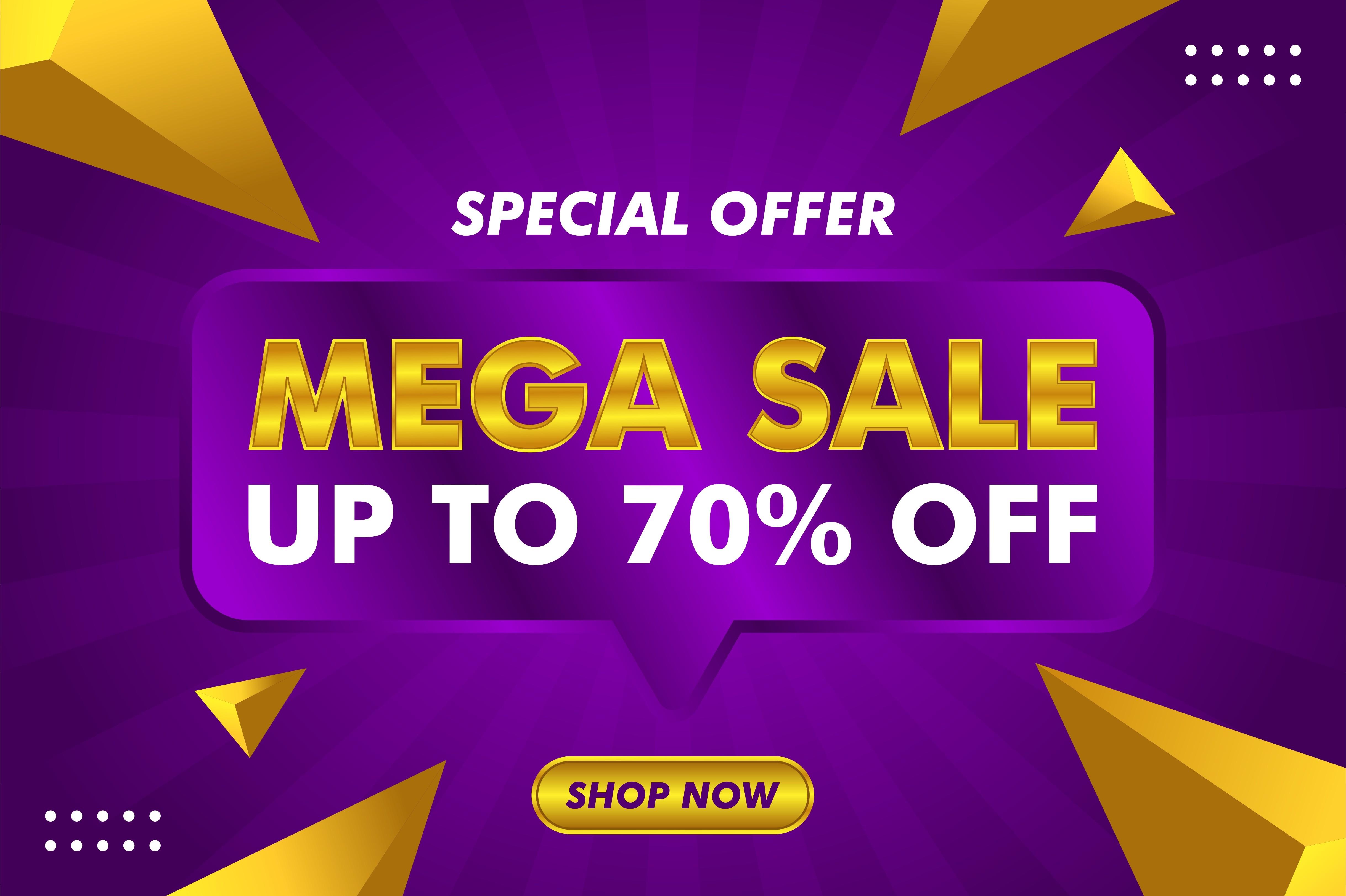 Mega Sale Banner