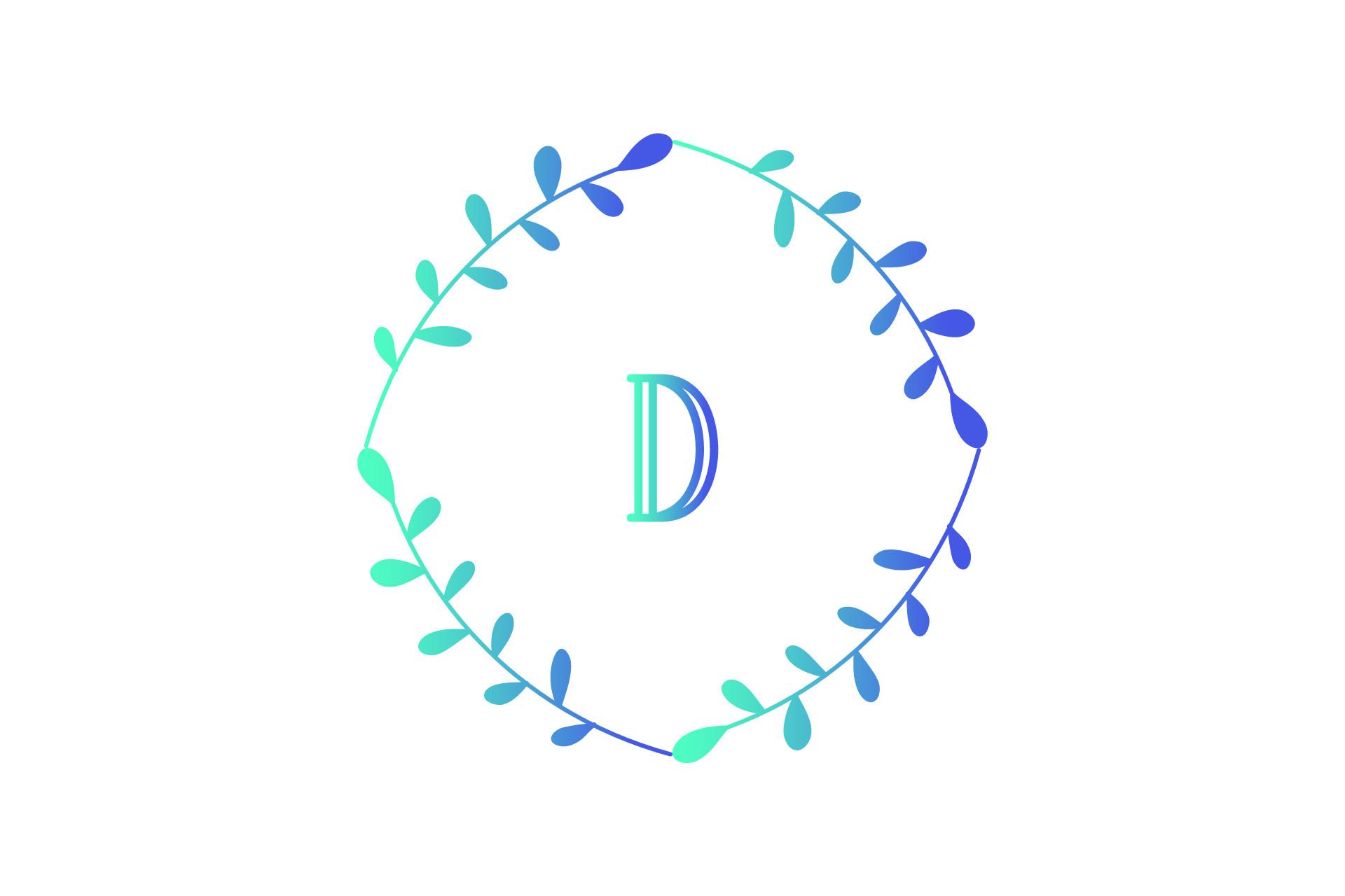 Monogram Decoration Isolated