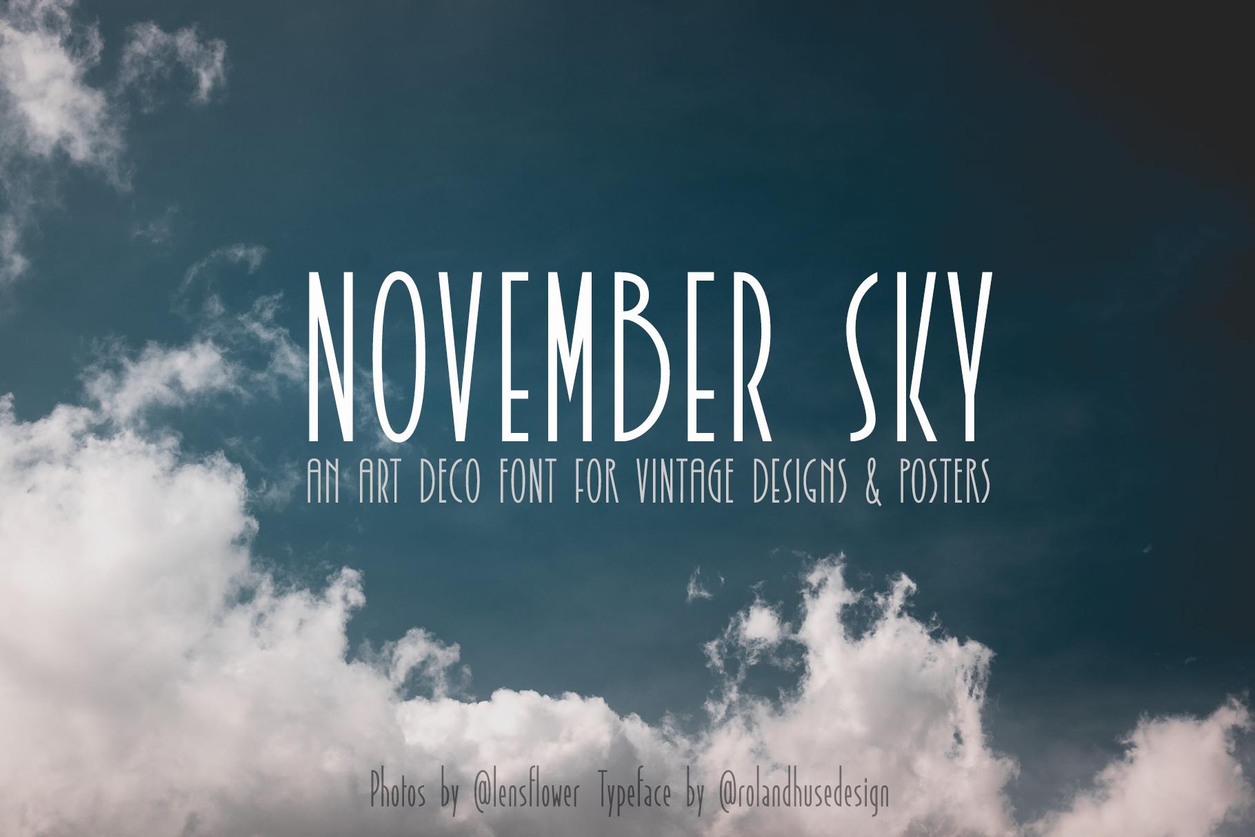 November Sky Font