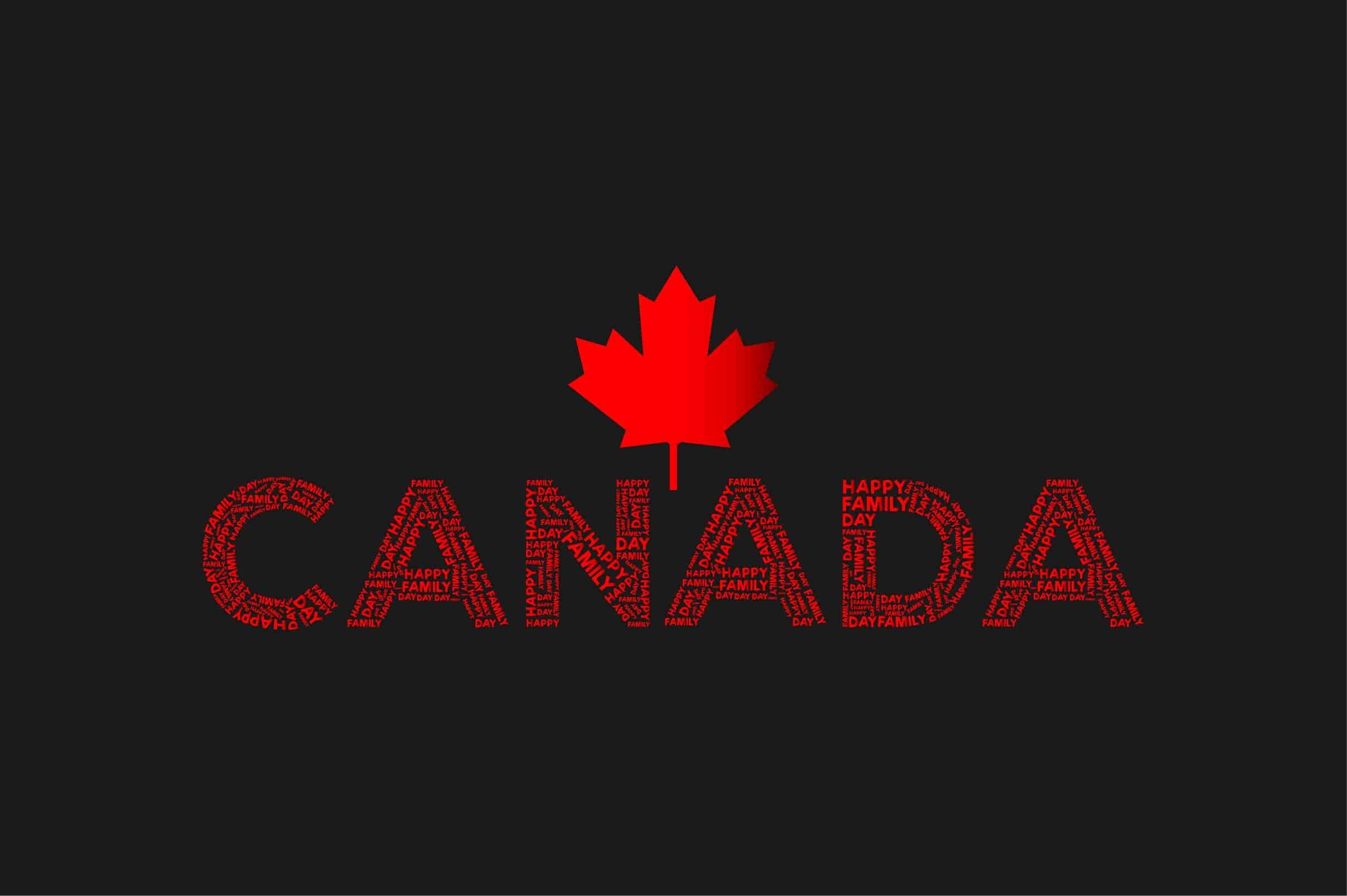 Canadian Family Day T-shirt Design