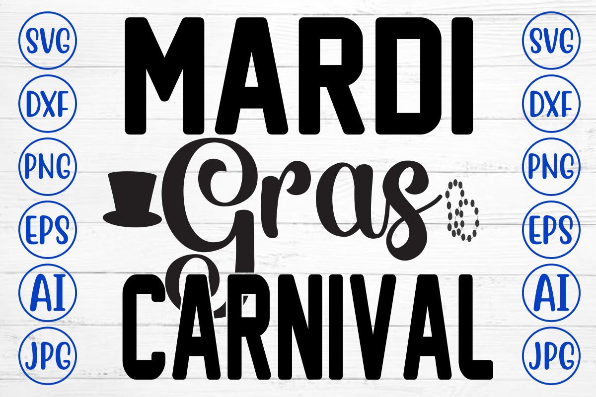 Mardi Gras Carnival Svg