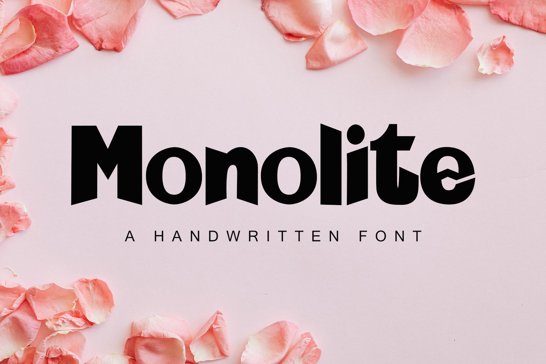 Monolite Font