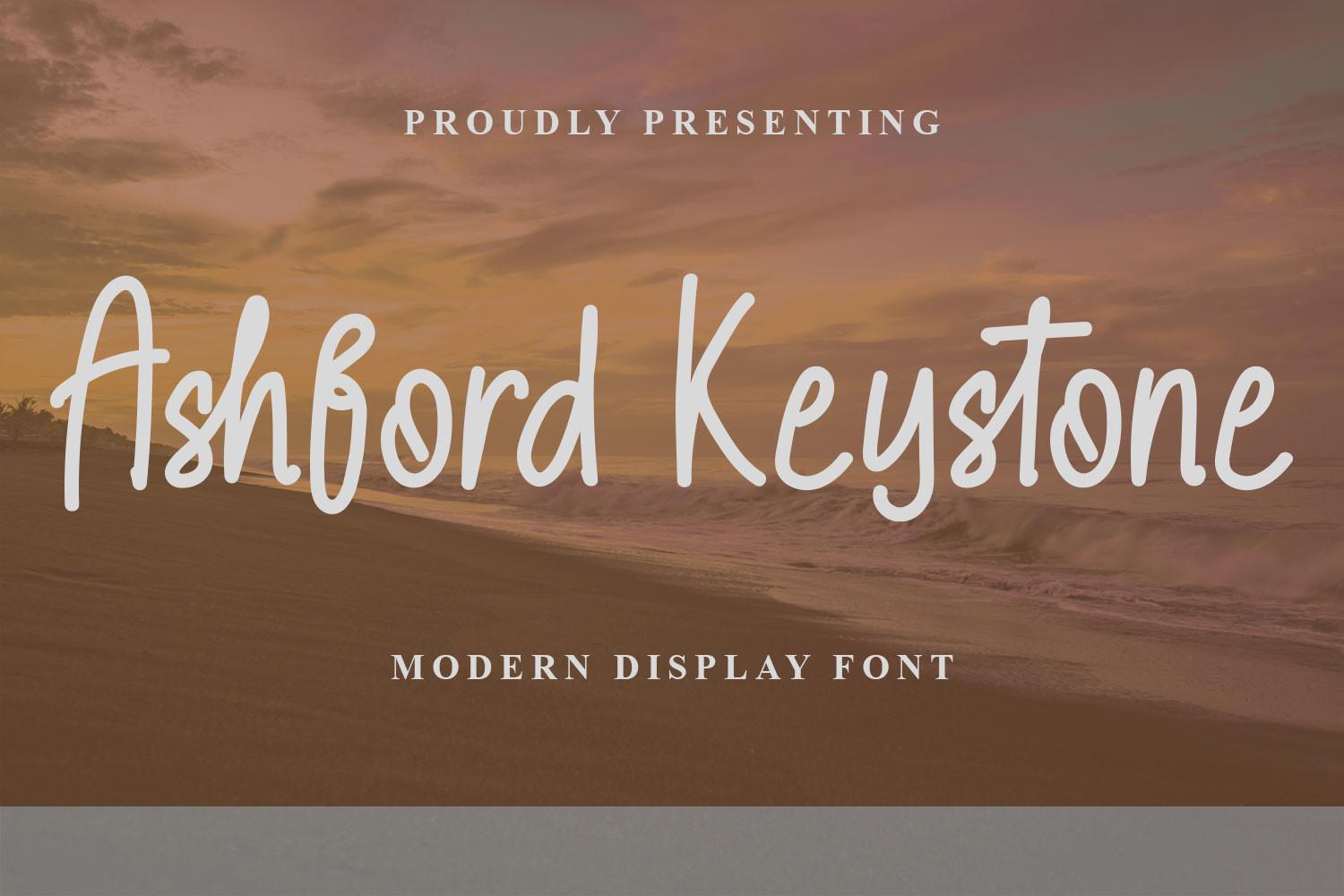 Ashford Keystone Font
