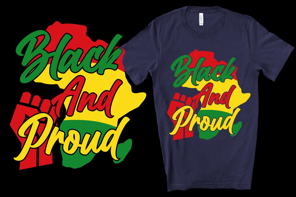 Black History T-Shirt Design