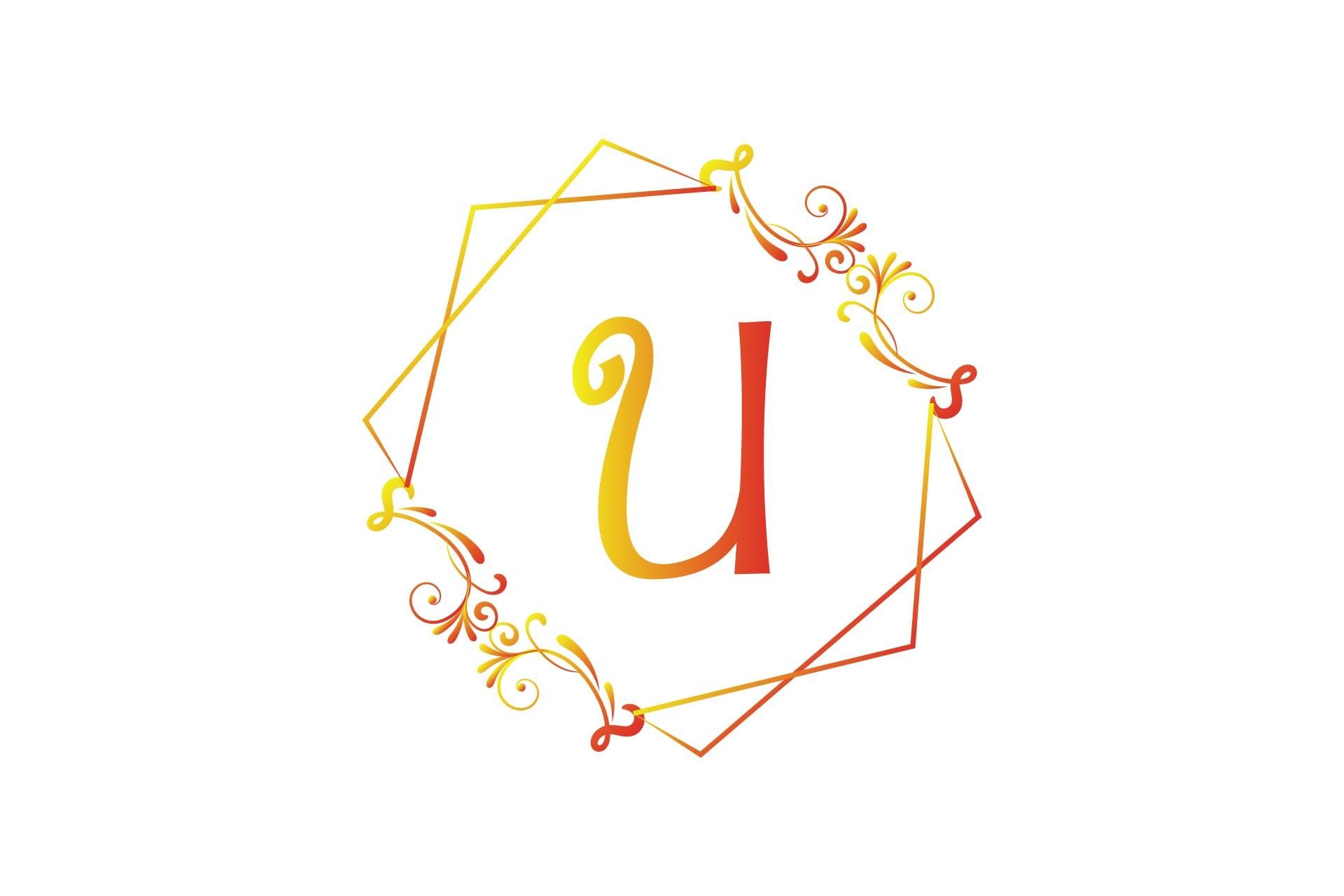 Monogram Logo Letter Antique