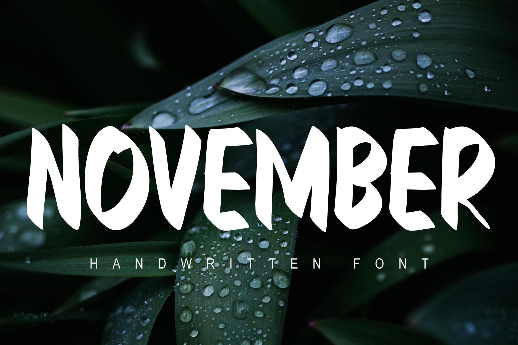 November Font