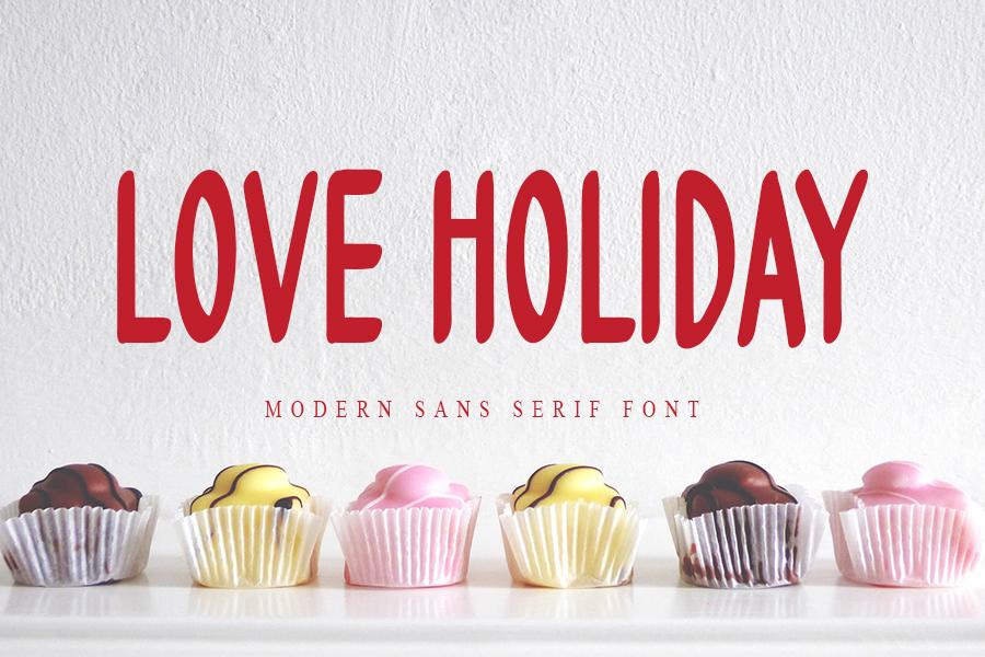 Love Holiday Font