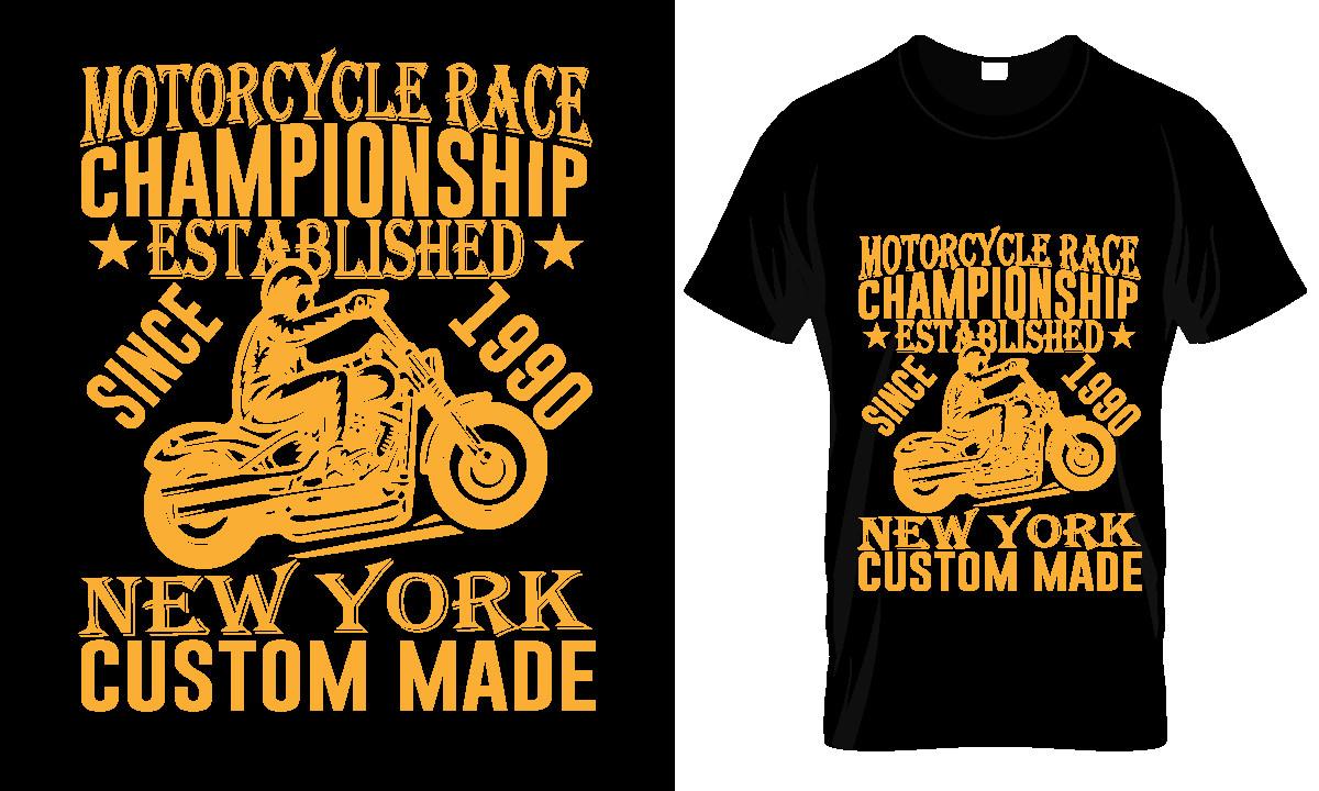 MOTORCYCLE T SHIRT DESIGN