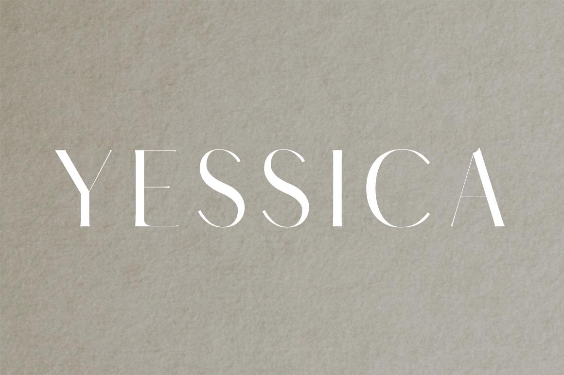 Yessica Family Font