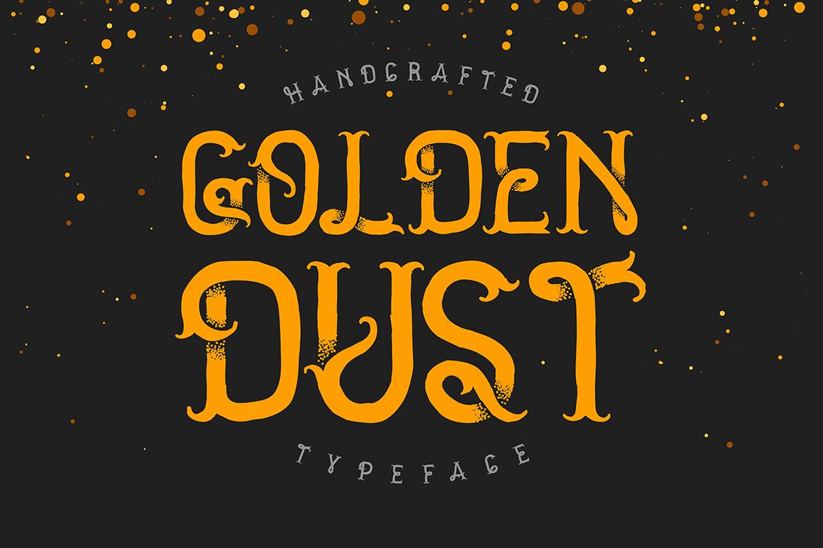 Golden Dust Font